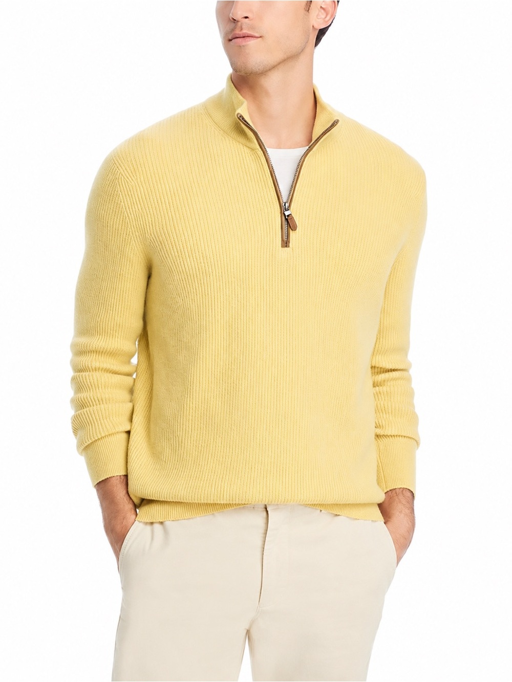 NEW Vineyard Vines Cashmere Fisherman 1/4 Zip Pullover Sweater Men’s XL
